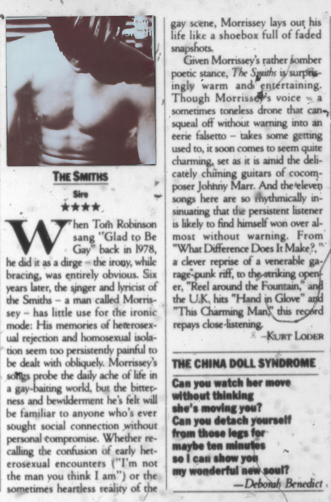 1984 06 07 rolling stone review of the smiths