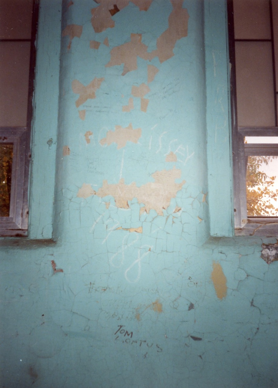Signed Wall. Fairmount High School. 1992.